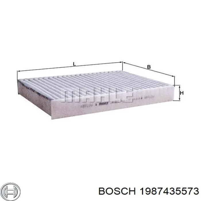 Фільтр салону 1987435573 Bosch