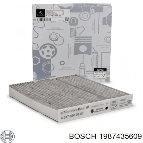 Фільтр салону 1987435609 Bosch