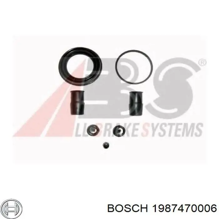 Ремкомплект супорту гальмівного переднього Bosch 1987470006 ціна, від 6.80 USD