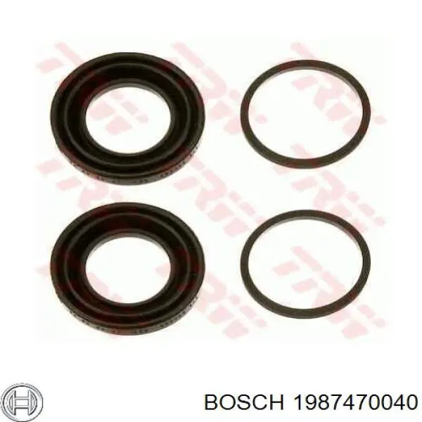 Ремкомплект супорту гальмівного заднього Bosch 1987470040 ціна, від 11.65 USD
