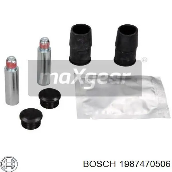 Ремкомплект супорту гальмівного переднього Bosch 1987470506 ціна, від 5.33 USD