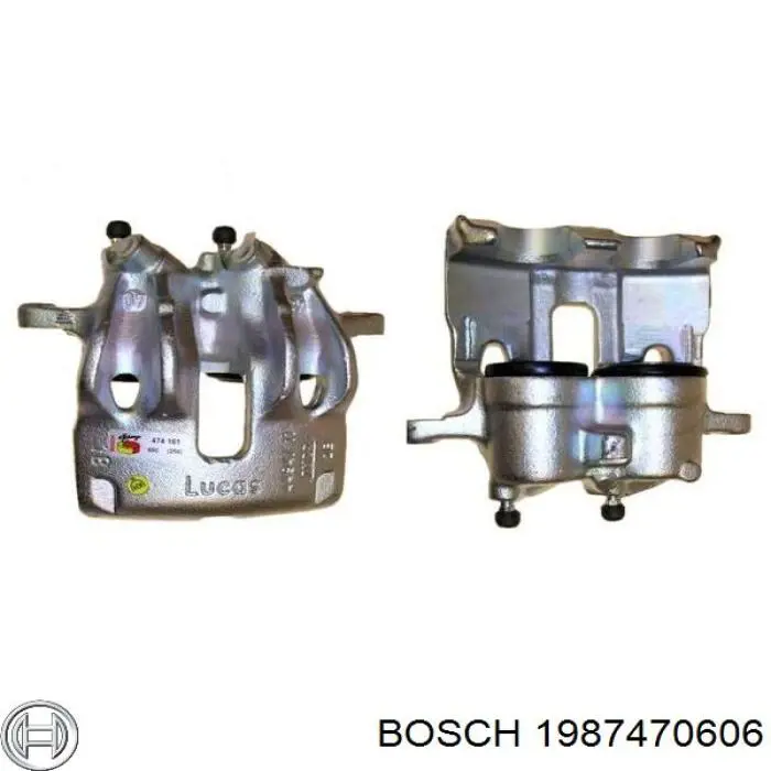 1987470606 Bosch Ремкомплект заднього гальмівного супорта