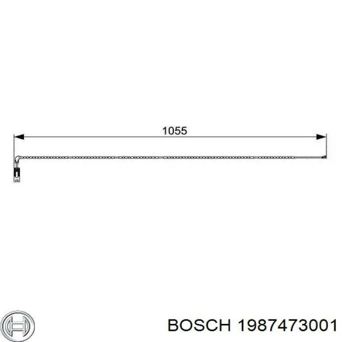 1987473001 Bosch датчик зносу гальмівних колодок, задній