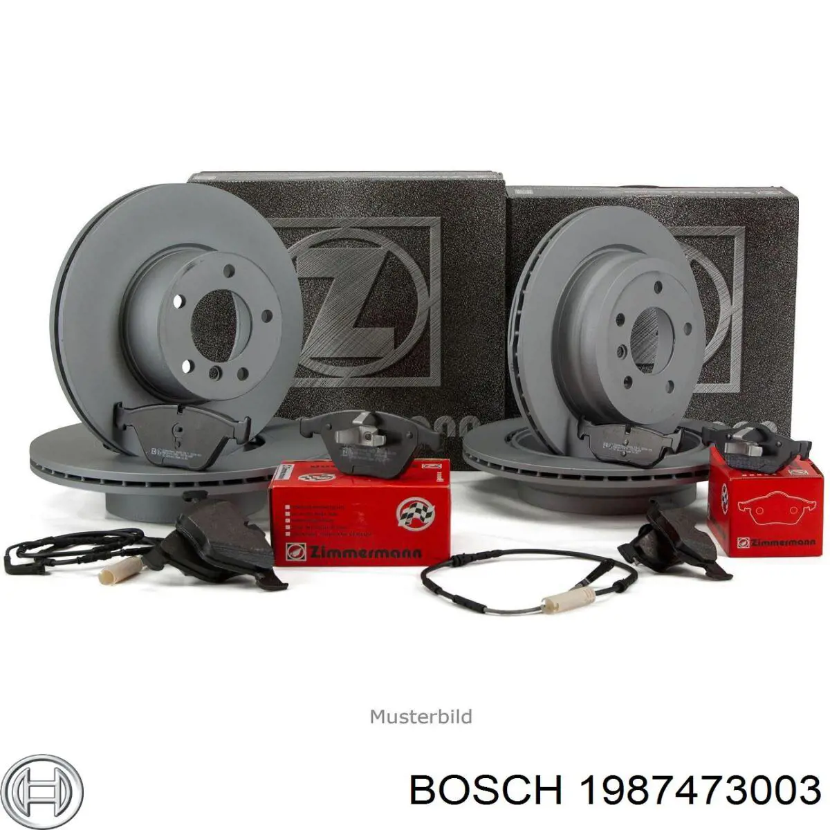 Датчик зносу гальмівних колодок, задній 1987473003 Bosch