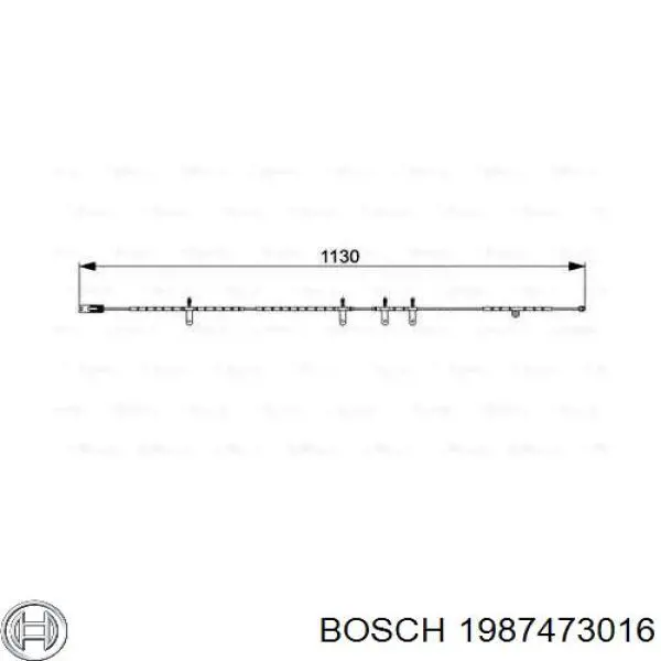 Датчик зносу гальмівних колодок, задній Bosch 1987473016 ціна, від 6.16 USD