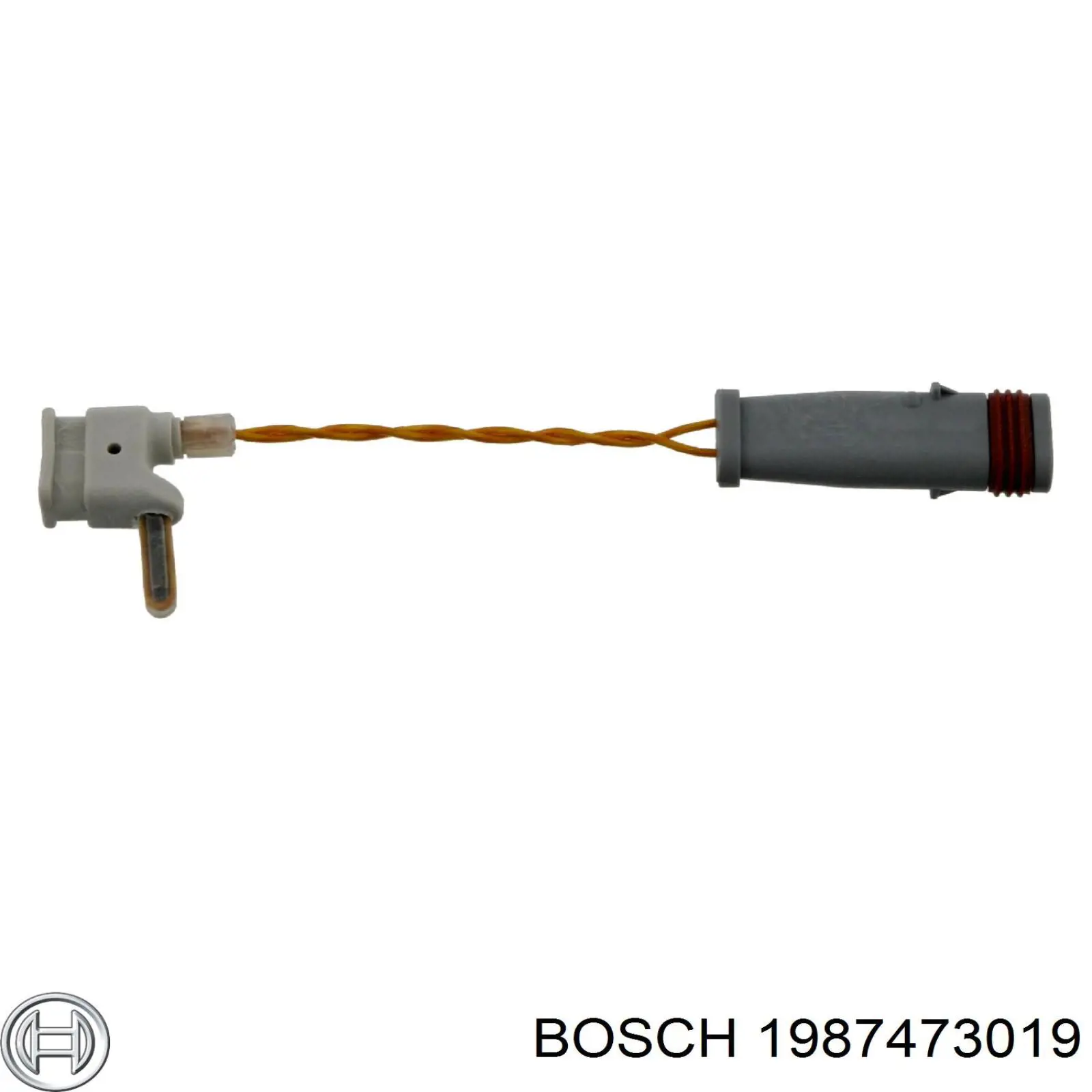 1987473019 Bosch датчик зносу гальмівних колодок, передній лівий