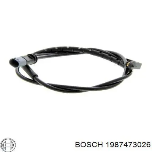 Датчик зносу гальмівних колодок, задній Bosch 1987473026 ціна, від 9.60 USD