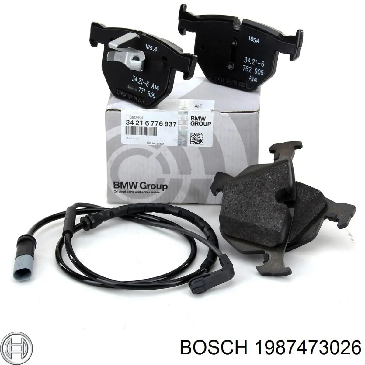 Купити 1987473026 Bosch Датчик зносу гальмівних колодок, задній