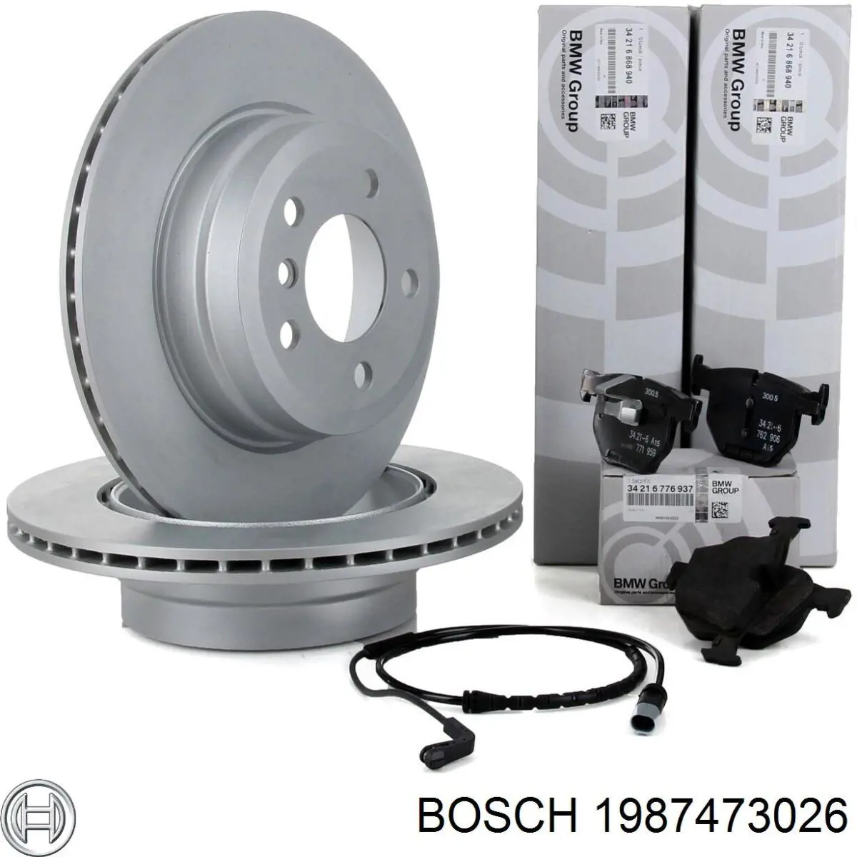 Датчик зносу гальмівних колодок, задній 1987473026 Bosch