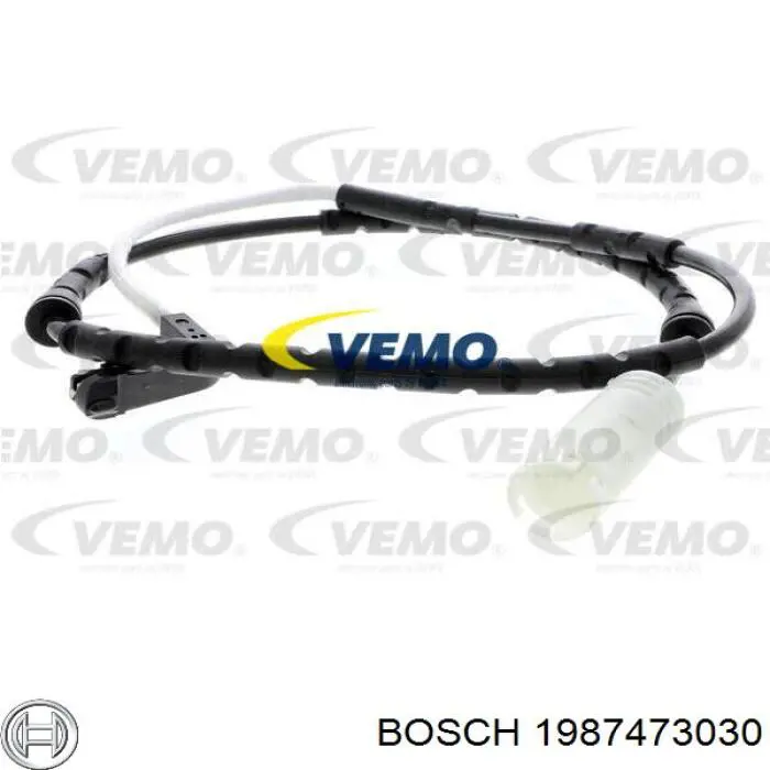 Сигналізатор знос гальмівних колодок Bosch 1987473030 ціна, від 9.16 USD