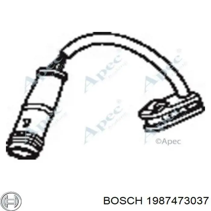 Сигналізатор знос гальмівних колодок Bosch 1987473037 ціна, від 4.09 USD