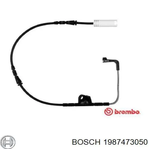 Датчик зносу гальмівних колодок, передній 1987473050 Bosch