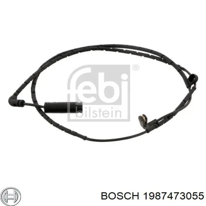 Датчик зносу гальмівних колодок, передній Bosch 1987473055