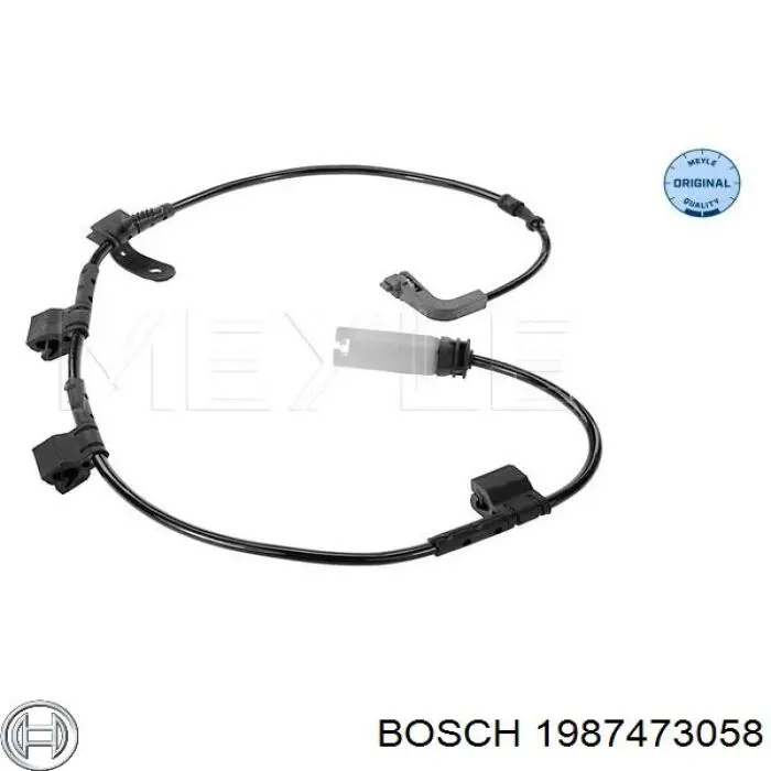 Датчик зносу гальмівних колодок, передній 1987473058 Bosch