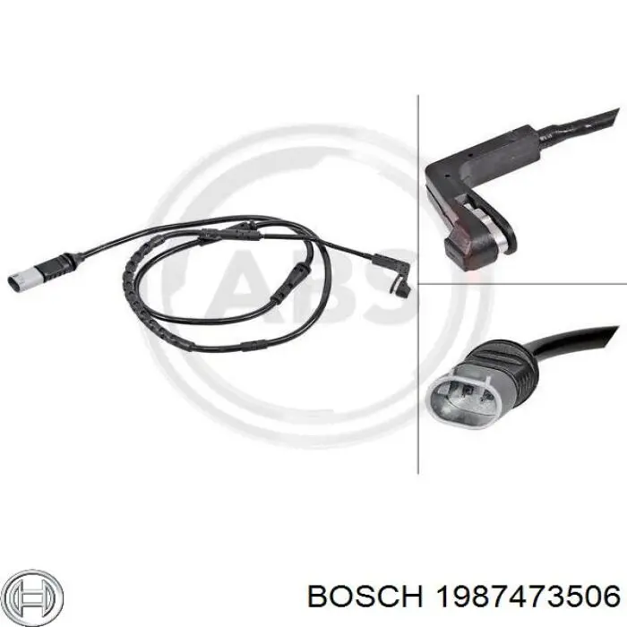 1987473506 Bosch Датчик зносу гальмівних колодок, передній