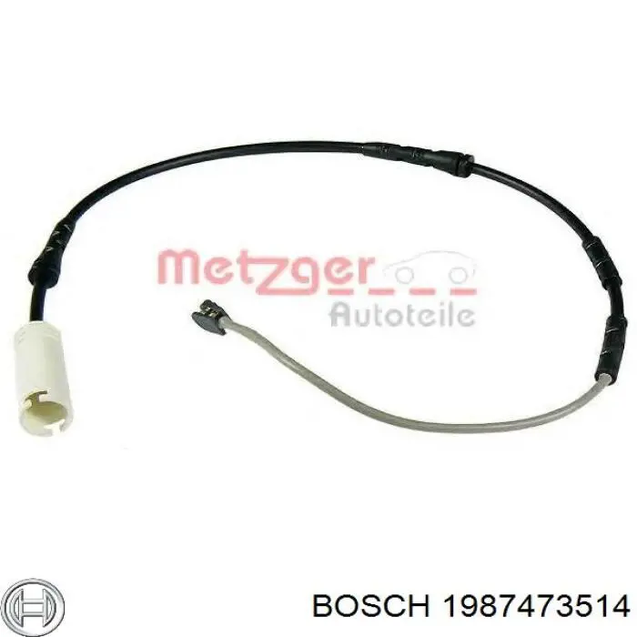 Сигналізатор знос гальмівних колодок Bosch 1987473514 ціна, від 10.01 USD