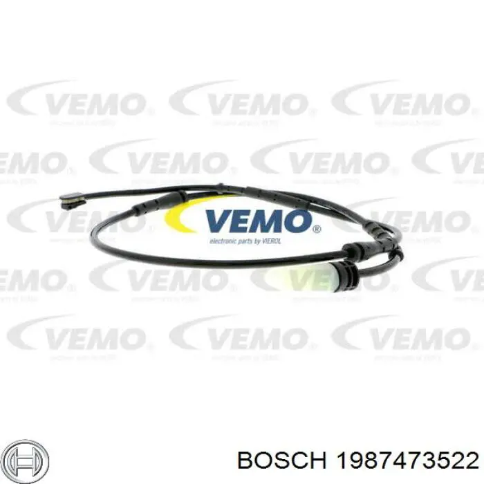 Датчик зносу гальмівних колодок, передній 1987473522 Bosch