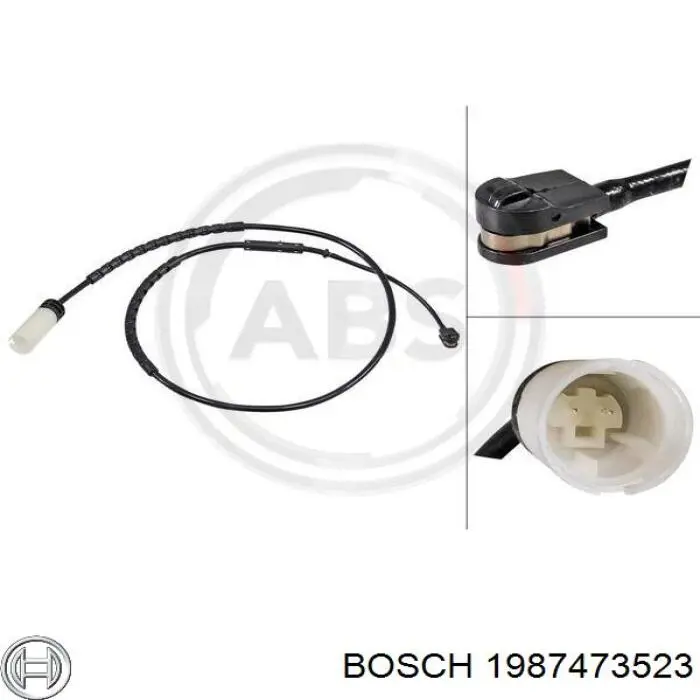Датчик зносу гальмівних колодок, задній 1987473523 Bosch