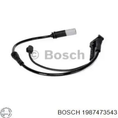 Датчик зносу гальмівних колодок, передній 1987473543 Bosch