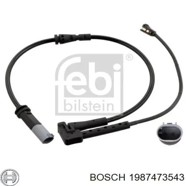 1987473543 Bosch Датчик зносу гальмівних колодок