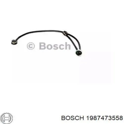 1987473558 Bosch датчик зносу гальмівних колодок, передній