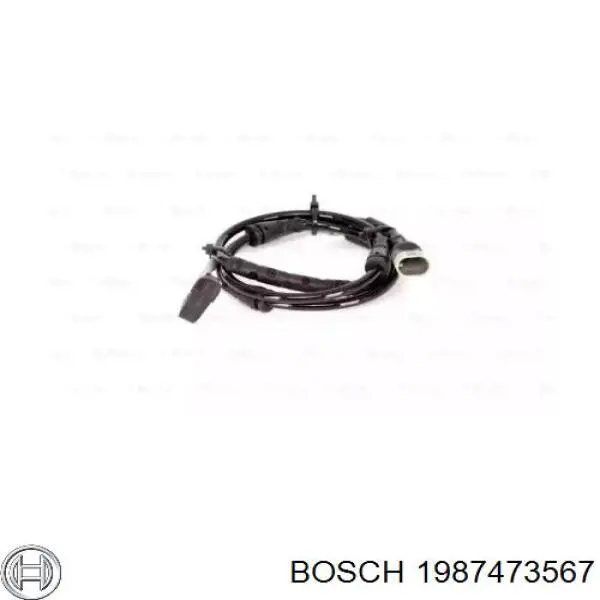 Датчик зносу гальмівних колодок, передній лівий 1987473567 Bosch