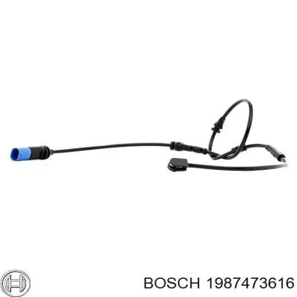 Сигналізатор знос гальмівних колодок Bosch 1987473616 ціна, від 11.80 USD