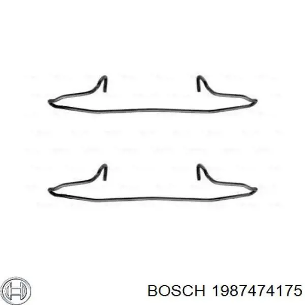 Пружинна засувка супорту 1987474175 Bosch