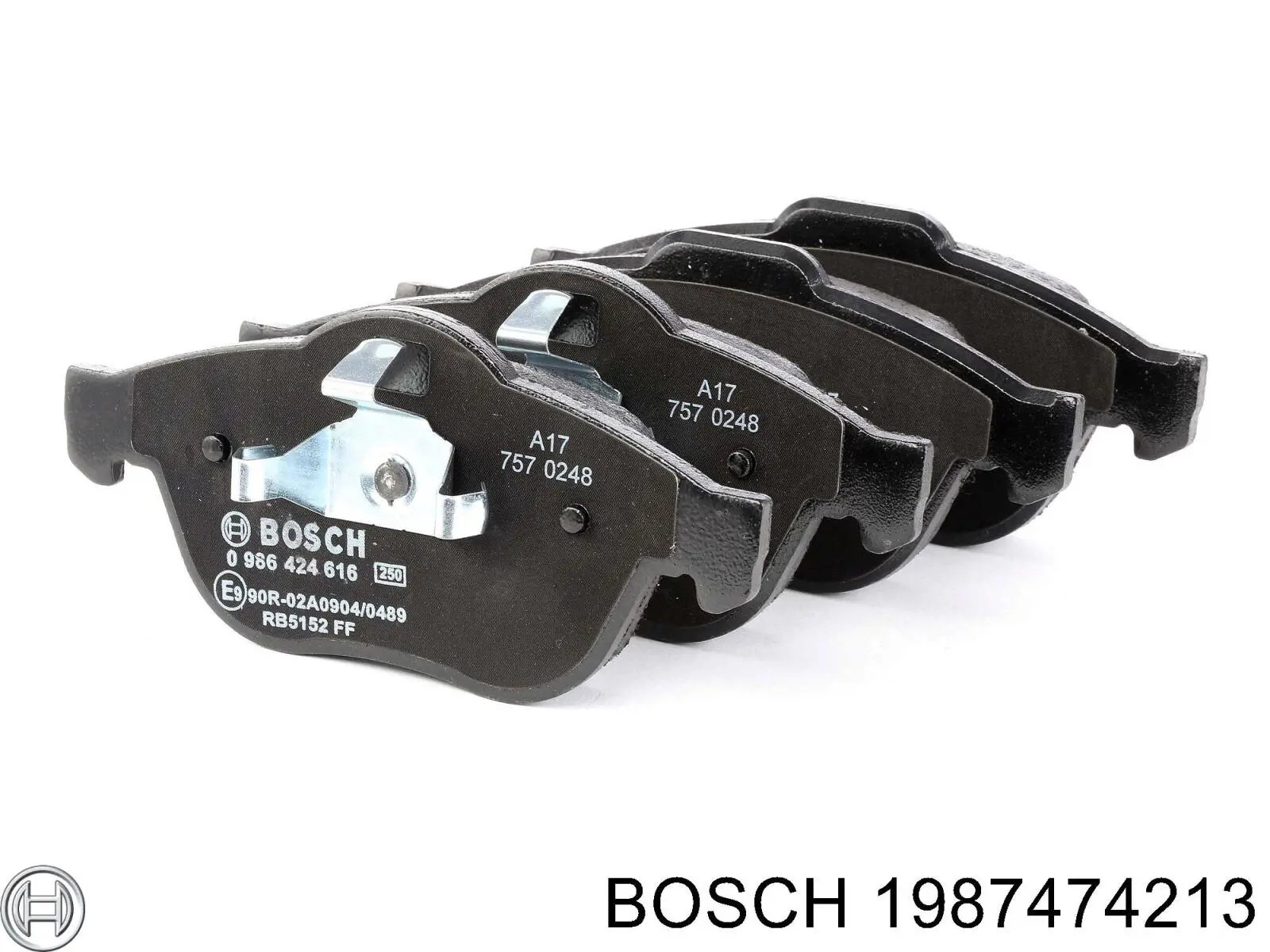 Комплект пружинок кріплення дискових колодок, задніх 1987474213 Bosch