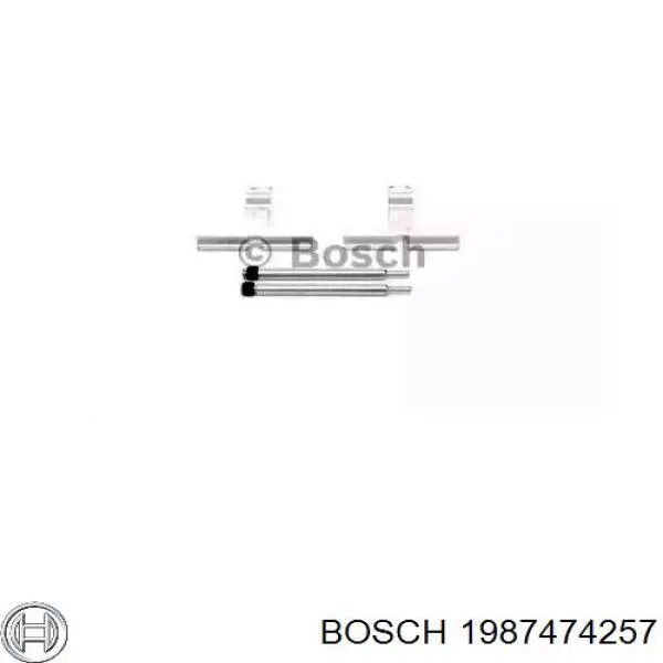 Купити 1987474257 Bosch Ремкомплект гальмівних колодок