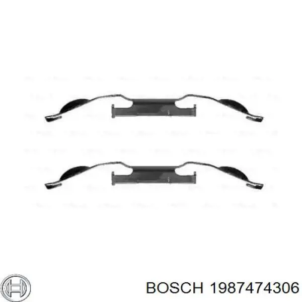 Пружинна засувка супорта Bosch 1987474306