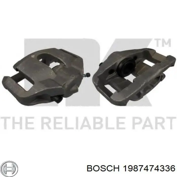 1987474336 Bosch Комплект пружинок кріплення дискових колодок, передніх