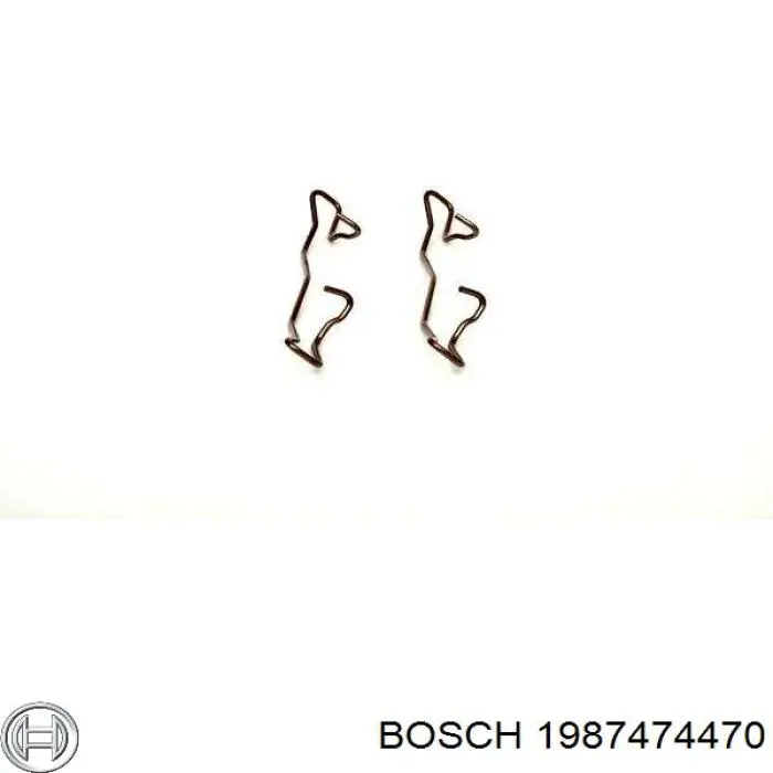 Комплект пружинок кріплення дискових колодок, задніх Bosch 1987474470 ціна, від 4.72 USD