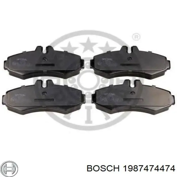 Пружинна засувка супорту 1987474474 Bosch
