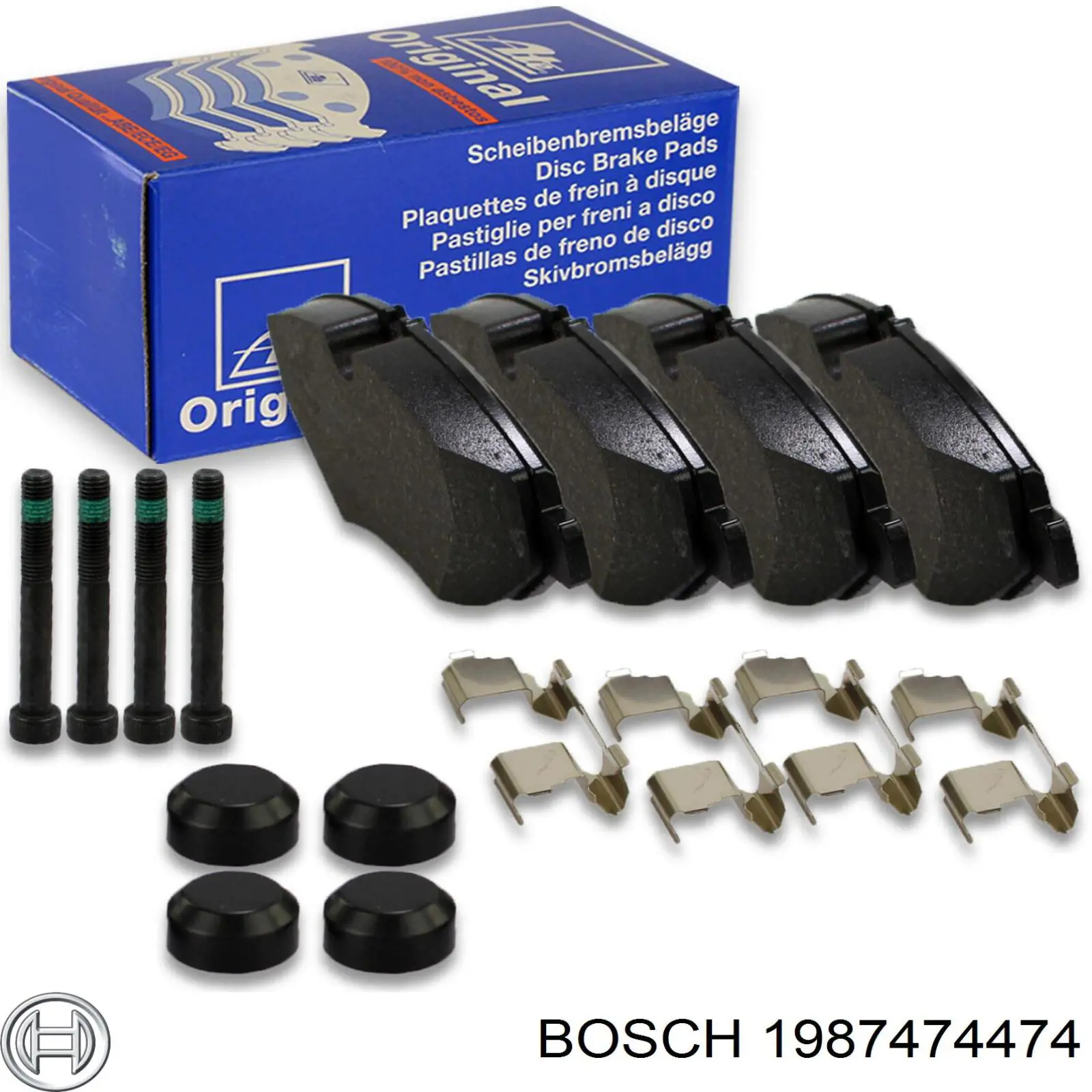 Пружинна засувка супорта Bosch 1987474474