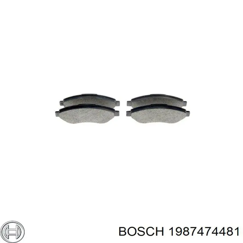 Купити 1987474481 Bosch Ремкомплект гальмівних колодок