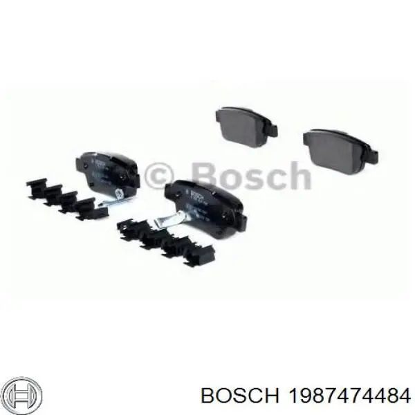 1987474484 Bosch Ремкомплект торм. колодок