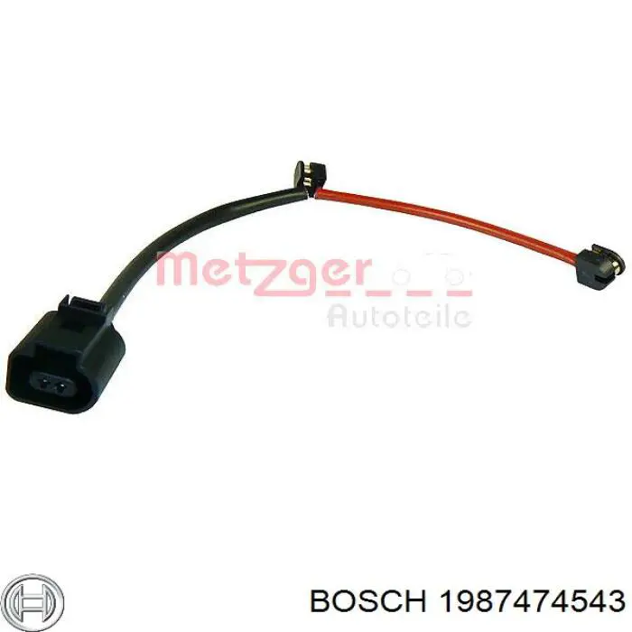 Купити 1987474543 Bosch Датчик зносу гальмівних колодок, задній