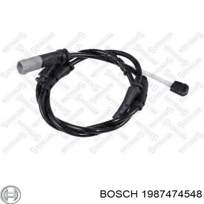 Датчик зносу гальмівних колодок, задній Bosch 1987474548 ціна, від 11.55 USD
