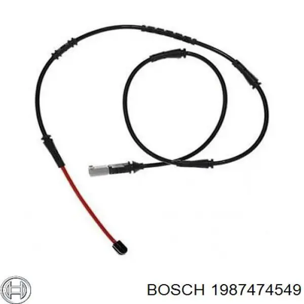 1987474549 Bosch датчик зносу гальмівних колодок, задній