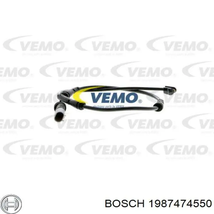 1987474550 Bosch Датчик зносу гальмівних колодок