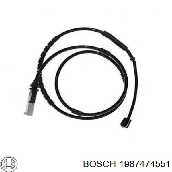 1987474551 Bosch датчик зносу гальмівних колодок, задній