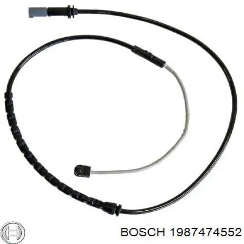 1987474552 Bosch датчик зносу гальмівних колодок, задній