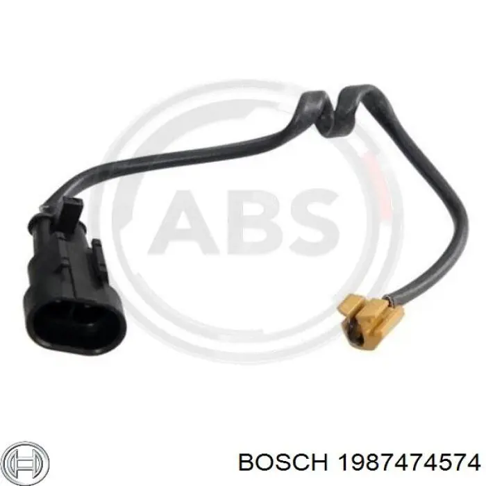 Датчик зносу гальмівних колодок, передній 1987474574 Bosch