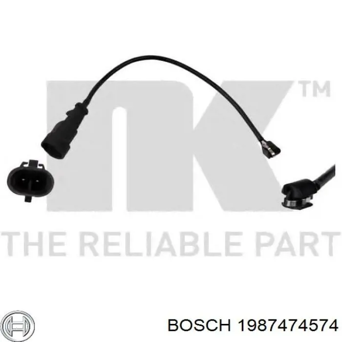 Датчик зносу гальмівних колодок Bosch 1987474574