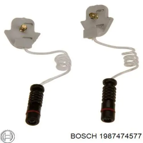 Датчик зносу гальмівних колодок, передній 1987474577 Bosch