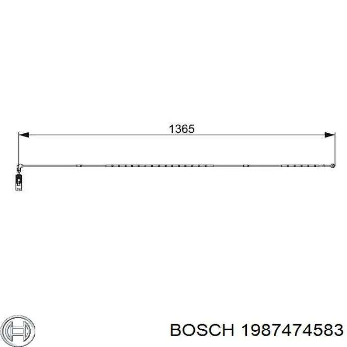 1987474583 Bosch датчик зносу гальмівних колодок, задній