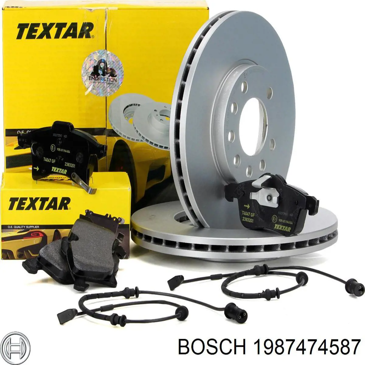 Датчик зносу гальмівних колодок, передній Bosch 1987474587 ціна, від 6.45 USD