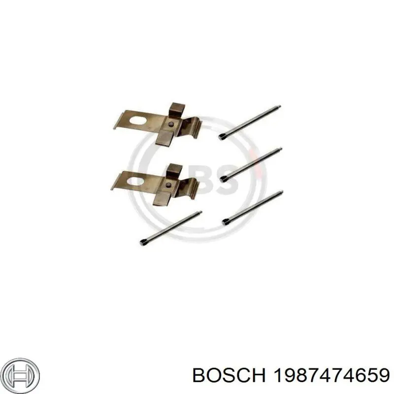 Купити 1987474659 Bosch Ремкомплект гальмівних колодок