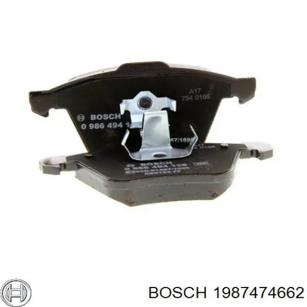 Купити 1987474662 Bosch Пружинна засувка супорту